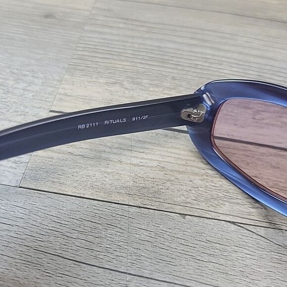 RAY-BAN RITUALS RB 2111 911/2F Purple Plastic Womens Sunglasses‎ 51-20 135 main image 9